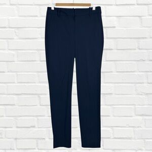 J. Crew Ruby Full Length Stretch Twill Tailored Career Work Trouser Pants Navy 2